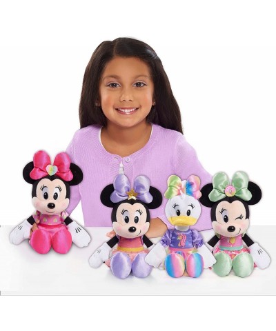 Disney Junior Minnie Mouse 8-Inch Small Stars Minnie Mouse Beanbag Plush Minnie Mouse In Pink Star Dress Stuffed Animal $18.3...