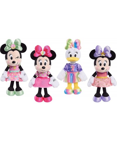 Disney Junior Minnie Mouse 8-Inch Small Stars Minnie Mouse Beanbag Plush Minnie Mouse In Pink Star Dress Stuffed Animal $18.3...