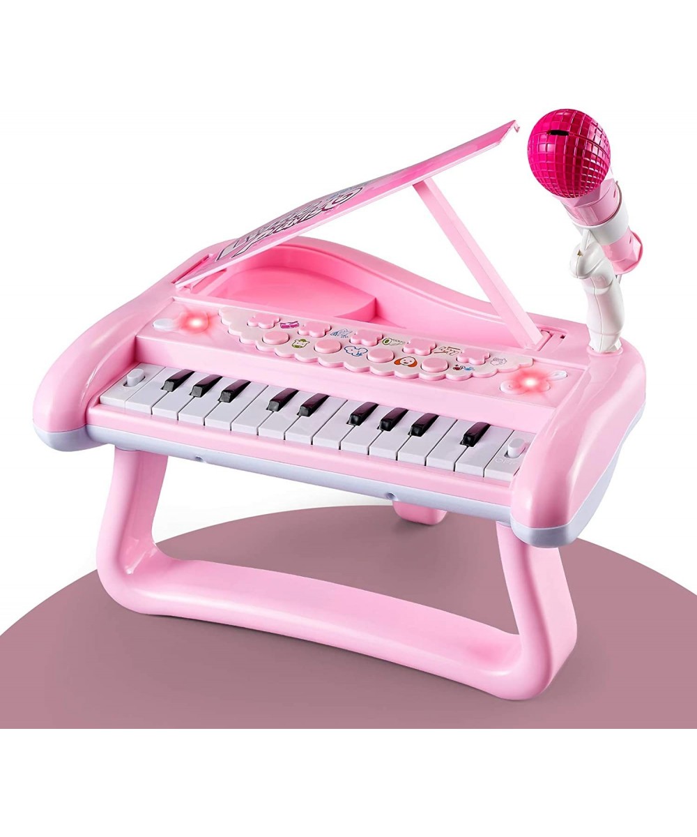 First Birthday Toddler Piano Toys for 1 Year Old Girls Baby Musical Keyboard 22 Keys Kids Age 1 2 3 Play Instrument with Micr...