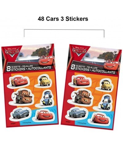 Disney Cars 3 Birthday Party Supplies Pack For 8 With Cars Plates Napkins Tablecover Birthday Candles Stickers Party Hats and...