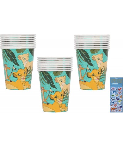 Lion King Birthday Baby Shower Party Supplies Bundle Pack includes Party Paper Cups - 24 Count $23.87 Kids' Party Tableware