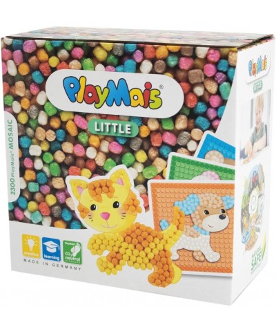 PlayMais Mosaic Little Friends Creative Craft kit for Girls & Boys from 3 Years | 2300 6 Mosaic templates with Animal Childre...