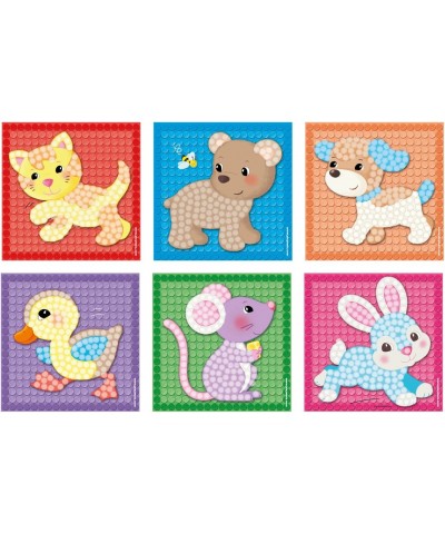 PlayMais Mosaic Little Friends Creative Craft kit for Girls & Boys from 3 Years | 2300 6 Mosaic templates with Animal Childre...