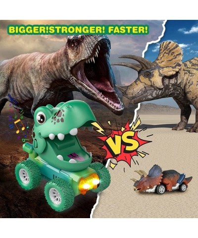 Dinosaur Toys for 2-5 Year Old Boys Pull Back Car Kids Toys Dinosaur Toys for Kids 3-5 Monster Truck Toddler Toys Age 2-4 wit...