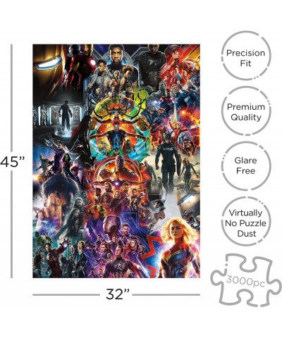 Marvel Avengers Collage (3000 Piece Jigsaw Puzzle) - Glare Free - Precision Fit - Officially Licensed Marvel Merchandise & Co...