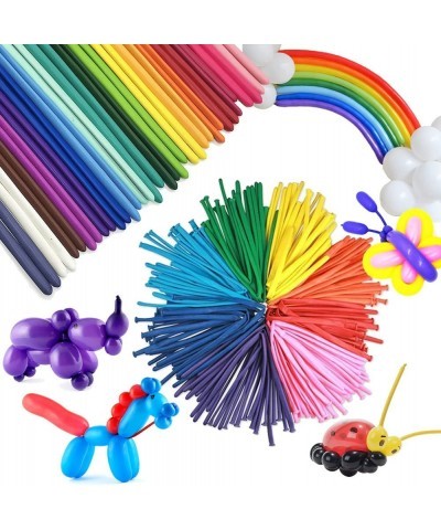 Balloons 100PCS Premium Long Balloons 260Q Latex Twisting Magic Balloons Assorted Color for Animal Shape Weddings Decorations...