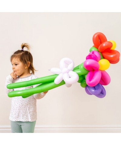 Balloons 100PCS Premium Long Balloons 260Q Latex Twisting Magic Balloons Assorted Color for Animal Shape Weddings Decorations...