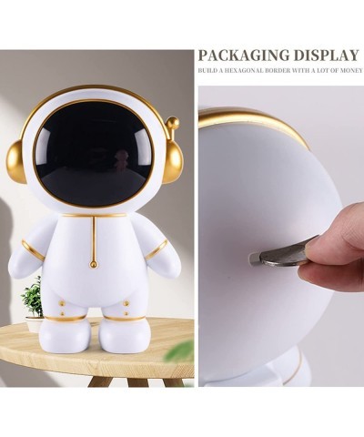 Astronaut Shape Piggy Bank with Removable Cover Money Box Coin Bank Indestructible Plastic Money Bank Funny Astronaut Decorat...