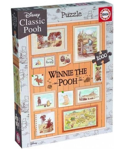 18256 Winnie The Pooh 1000 Piece Photoframes Jigsaw Puzzle Multi $47.88 Jigsaw Puzzles