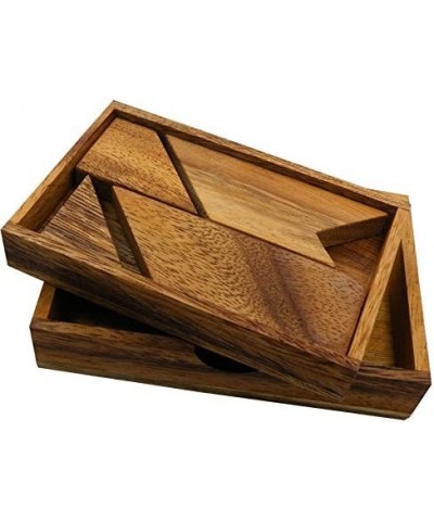 T Letter Puzzle in a Wooden Box - Brain Teaser Puzzle Build The T Letter $17.46 3-D Puzzles