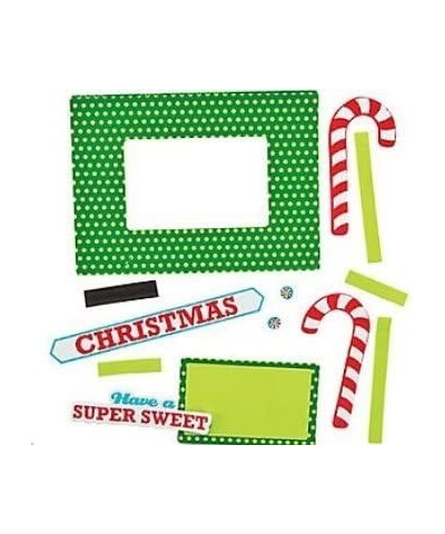 Candy Cane Christmas Pic Frame Mag Craft Kit -12 - Crafts for Kids and Fun Home Activities $32.39 Craft Kits