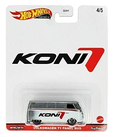 Hot Wheels Volkswagens T1 Panel Bus Koni 4/5 (Premium 1:64 Scale) Silver/White $44.76 Nature Exploration Toys