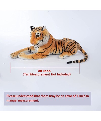 The Plush Yellow Tiger Toys 28-Inch Tall(Tail Measurement Not Included) Striped Sitting Tiger Stuffed Animal $68.36 Stuffed A...