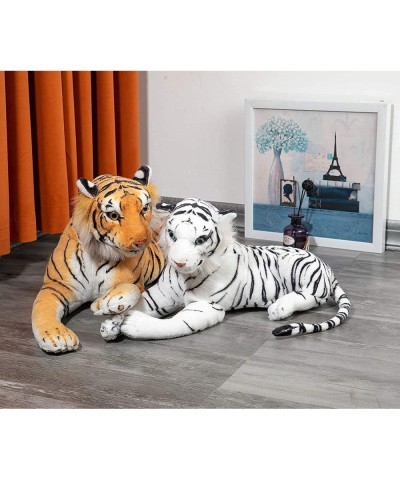 The Plush Yellow Tiger Toys 28-Inch Tall(Tail Measurement Not Included) Striped Sitting Tiger Stuffed Animal $68.36 Stuffed A...