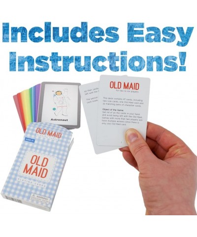 Classic Old Maid Playing Card Game - 47 Illustrated Cards! $21.92 Card Games