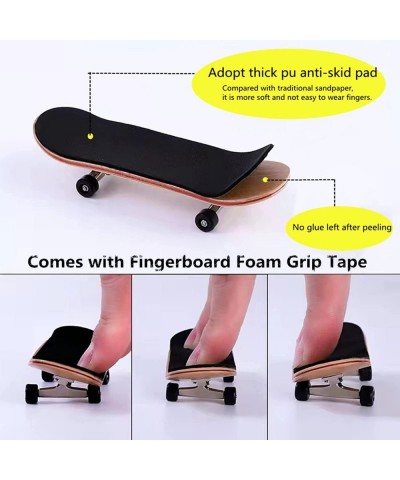 Mini Finger Skateboards Toys Wooden Fingerboard Professional Finger Board Ultimate Sport Training Props with Fingerboard Non ...