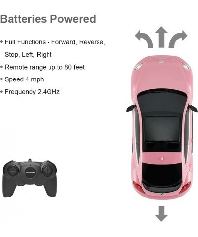 Radio Remote Control 1/24 Scale Volkswagen Beetle Licensed RC Model Car (Pink) $50.37 Remote & App Controlled Vehicles