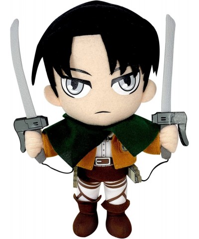 Attack on Titan 9" Levi Ackerman Plush Brown/a 6"L x 3"W x 9"H $31.19 Plush Figure Toys