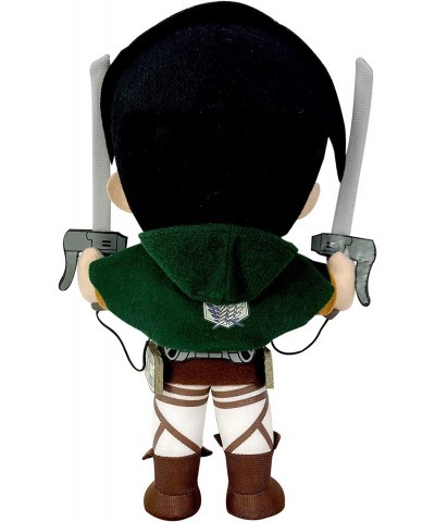 Attack on Titan 9" Levi Ackerman Plush Brown/a 6"L x 3"W x 9"H $31.19 Plush Figure Toys