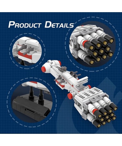 Mini Tantive IV Building Kit Rebel Blockade Runner Building Brick Toys Collectible Building Ship Model Gifts for Kids and Mov...