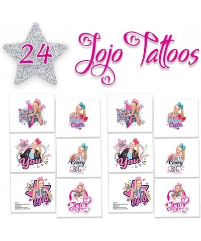 Jojo Siwa Favor Pack And Accessories For 8 With Jojo Bows Hair Extensions Tattoos Silver Wands and Pin $51.73 Kids' Party Fav...