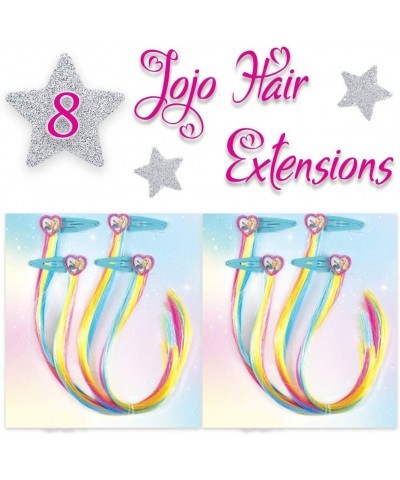 Jojo Siwa Favor Pack And Accessories For 8 With Jojo Bows Hair Extensions Tattoos Silver Wands and Pin $51.73 Kids' Party Fav...