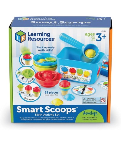 Smart Scoops Math Activity Set Stacking and Sorting Toys Develops Early Math Skills 55 Pieces Ages 3+ $25.46 Early Developmen...