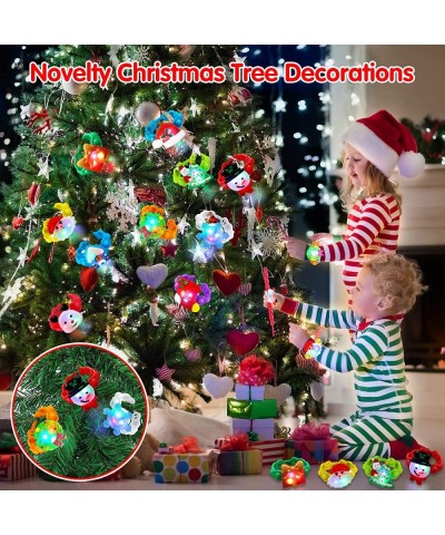 10Pcs Christmas Party Favors for Kids Led Pop It Bracelet Christmas Toys Glow in The Dark Party Supplies for Christmas Gifts ...