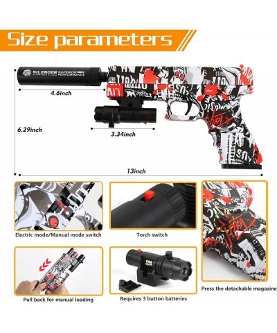 Splatter Water Beads Gun JM-X2 Electric Gel Ball Blaster with 50000 Gel Bullet and Goggles Outdoor Activities Shooting or Bat...