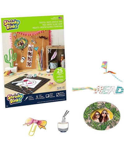 Shrinky Dinks Creative Pack 25 Sheets Frosted White Kids Art and Craft Activity Set Kids Toys for Ages 6 Up $17.51 Kids' Draw...