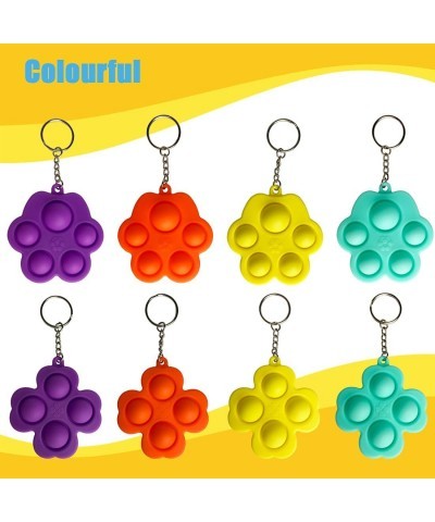 Mini Push Pop Bubble Fidget Sensory Toys Mini Popitz Toys Pop it Keychain Toy Portable Handheld Fidget for Kids Adults Relief...