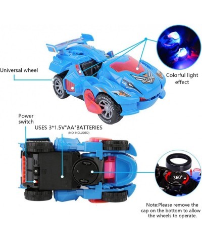 2 in 1 Transforming Dinosaur LED Car with Light and Music T Rex Transformer Toys for 3 4 5 Year Old Boys Christmas Birthday G...