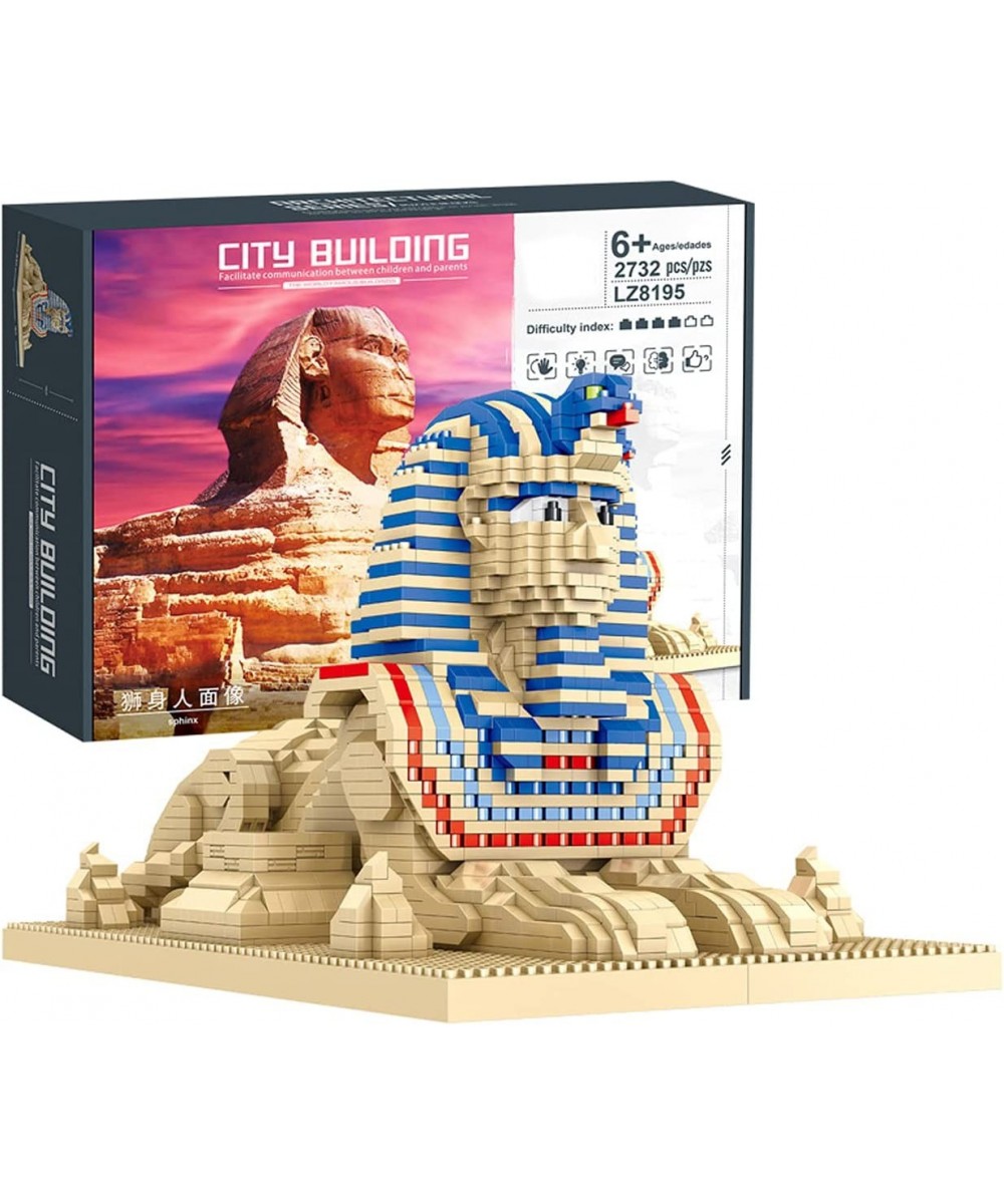 Architecture Egypt The Great Sphinx Statue Micro Building Blocks (2732 Pieces) Creative Building Set for Adults and Teens $66...