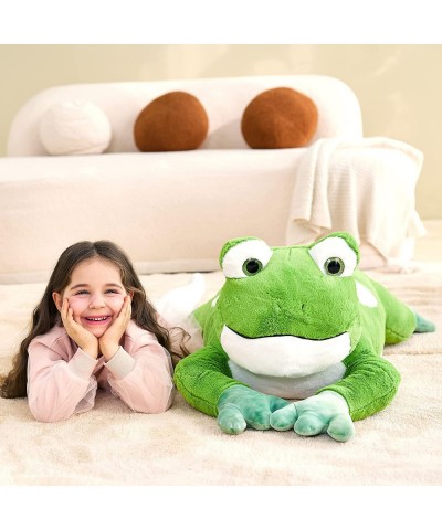 Large Frog Stuffed Animal Plush Toy Giant Frog Cute Jumbo Soft Toys Huge Big Size Plushy Fluffy Fat Oversized Plushie Gifts f...