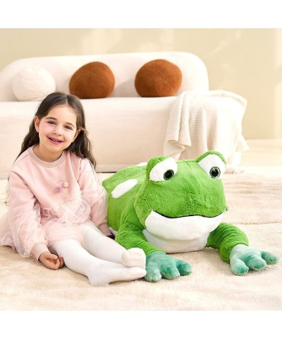 Large Frog Stuffed Animal Plush Toy Giant Frog Cute Jumbo Soft Toys Huge Big Size Plushy Fluffy Fat Oversized Plushie Gifts f...