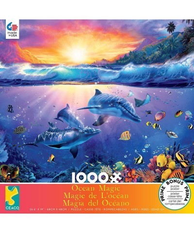 Ocean Magic - Twilight in Paradise - 1000 Piece Jigsaw Puzzle $17.03 Jigsaw Puzzles