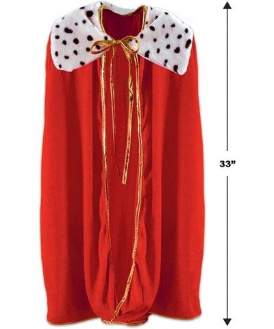 Child Size Red King/Queen Robe Mardi Gras Cape Costume Accessory 33 $30.82 Kids' Dress-Up Accessories