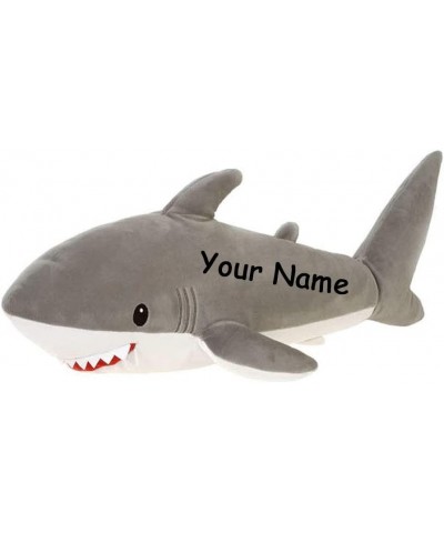 Personalized Huggy Huggables Stan The Shark Plush Stuffed Animal Toy with Custom Name - 21 Inches $39.52 Stuffed Animals & Te...