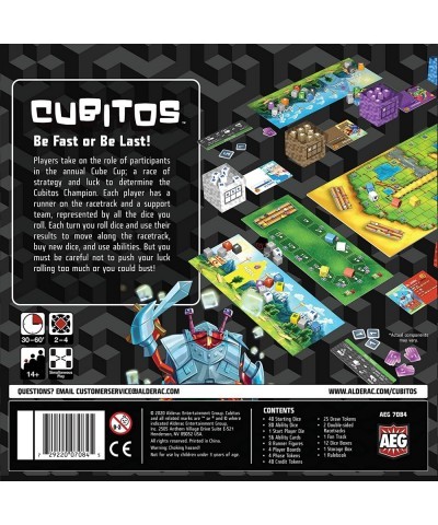 Cubitos Board Game Award Winning Dice Racing Game Which of Your Wacky Characters Will Win Ages 14+ 2-4 Players 30-45 Min $80....