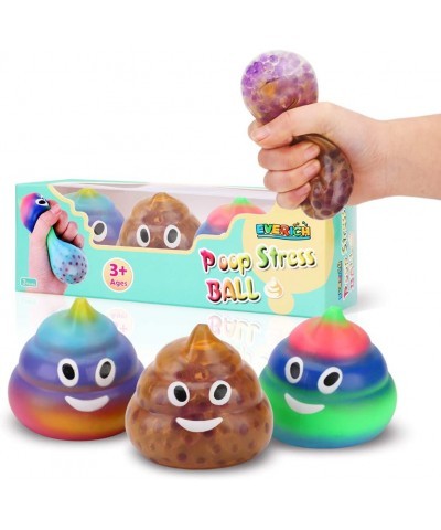 Stress Relief Ball Set 3 Water Beads Stress Balls Squeeze Poop Ball and Squishy Stress Balls Toys for Adult and Kids $32.33 S...