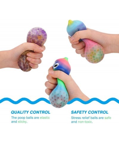 Stress Relief Ball Set 3 Water Beads Stress Balls Squeeze Poop Ball and Squishy Stress Balls Toys for Adult and Kids $32.33 S...