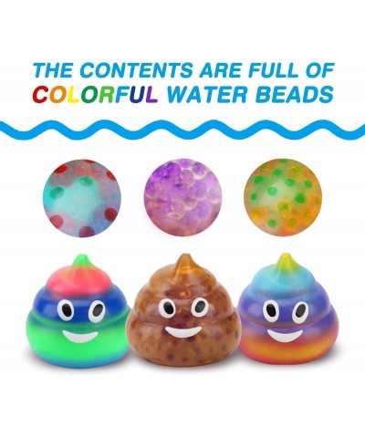 Stress Relief Ball Set 3 Water Beads Stress Balls Squeeze Poop Ball and Squishy Stress Balls Toys for Adult and Kids $32.33 S...