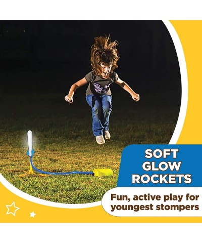 Original Jr. Glow Launcher for Kids - Glows in The Dark - Soars 100 Ft - 4 Foam Rockets and Adjustable Launcher - Fun Outdoor...