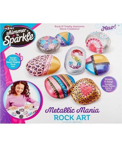 Shimmer ’n Sparkle Metallic Mania Rock Art DIY Kit for ages 6 and Up $30.39 Kids' Drawing & Writing Boards