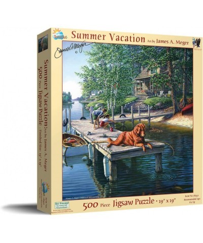 Summer Vacation 500 pc Jigsaw Puzzle $30.19 Jigsaw Puzzles