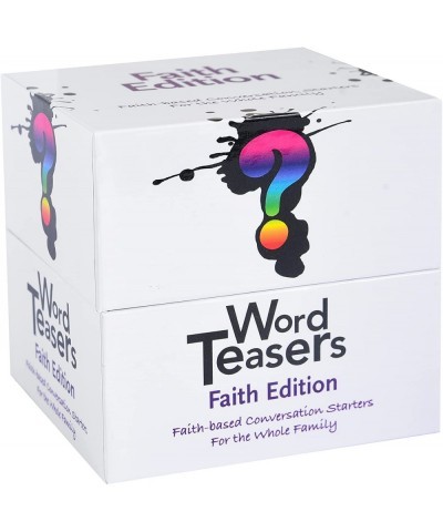 Faith Based Conversation Starters - Thought Provoking Bible Trivia Game for Families - Bible Games for Kids Teens and Grown-U...