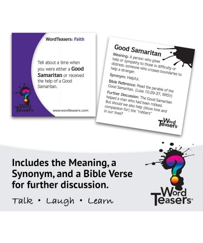 Faith Based Conversation Starters - Thought Provoking Bible Trivia Game for Families - Bible Games for Kids Teens and Grown-U...