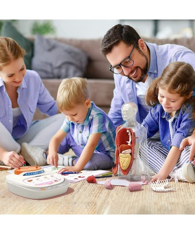 Human Body Model for Kids Interactive Human Anatomy Talking Model - 11 Inch Realistic Anatomical Assembly Kit 15PCS Removable...