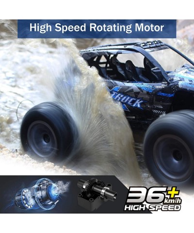 RC Truck 1/16 High Speed Racing Car 24MPH 4WD Off-Road Waterproof Vehicle 2.4Ghz Radio Remote Control Monster Truck Dune Bugg...