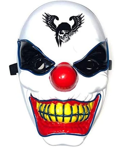 Halloween Led Light Up Clown Mask Scary LED Flash Mask Creepy Cosplay Costume Party Pros $28.02 Kids' Dress-Up Accessories